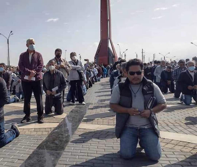 «Rosario de hombres» en Lima, «Ciudad de los Reyes»