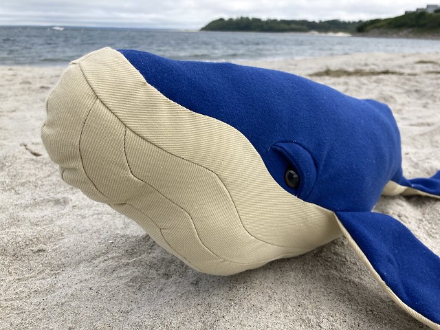 Humpback Whale Stuffed Animal by Crafty Kooka