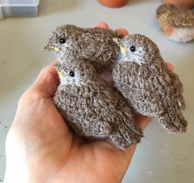 Crochet sparrow Bird. Interesting Realistic bird pattern. Pattern free