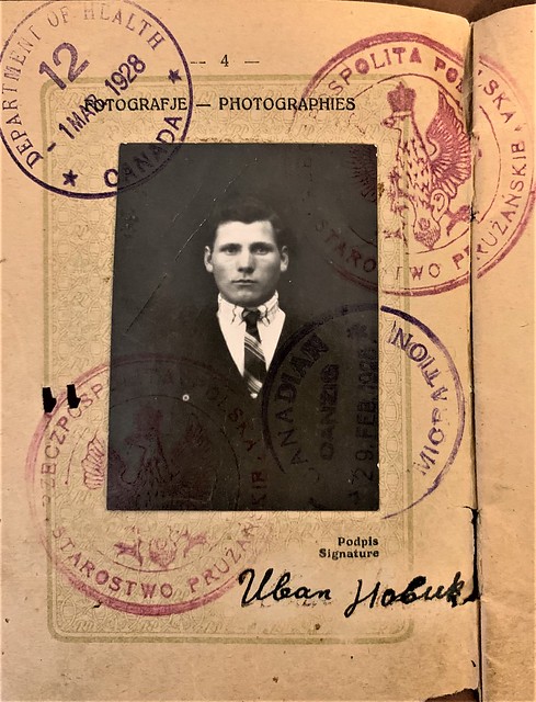 Polish Passport, John Nowik, 1928