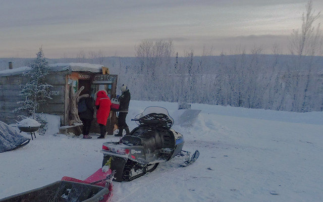 Dalton Highway Gift Shop in January | Yukon River Camp, Stevens Village, Alaska, USA