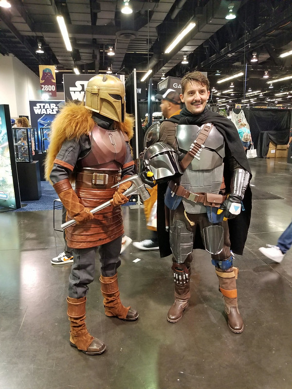 SWCC 2022 Armor and Unmasked Din Djarin