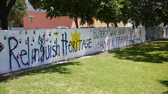 Graffiti on Wall, Pomona College