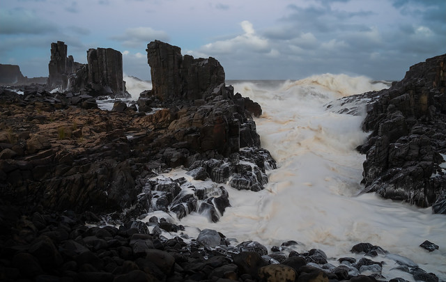 Bombo quarry in the blue hour