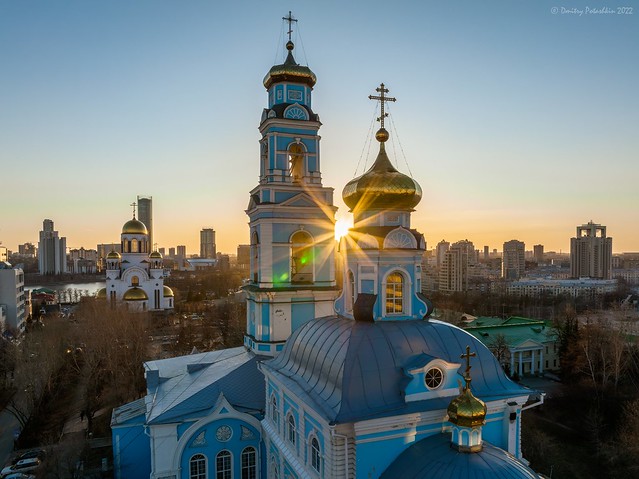 Yekaterinburg, Temple of the Ascension and Temple on Blood