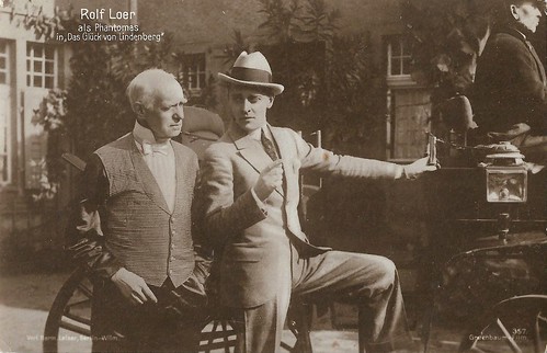 Rolf Loer as Phantomas in Das Glück von Lindenberg (1918)