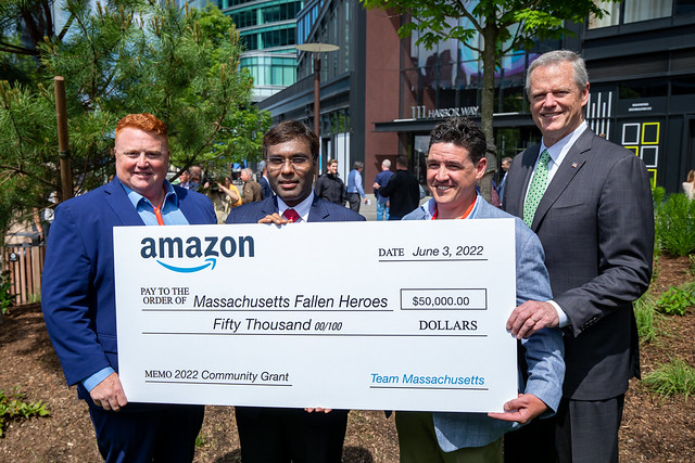 Baker-Polito Administration celebrates ribbon cutting of Amazon’s newest Massachusetts facility in Boston’s Seaport