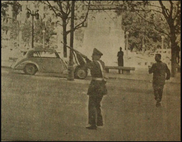 nada nuevo bajo el sol, la Batalla de Santiago abril de 1957 mientras observa el general Bulnes desde su corcel
