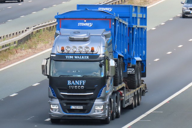 Tom Walker, Iveco Stralis XP570 (LT69RSU) On The A1M Southbound 2/6/22