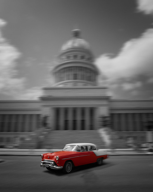 Voiture Americaine Capitol Havane Cuba