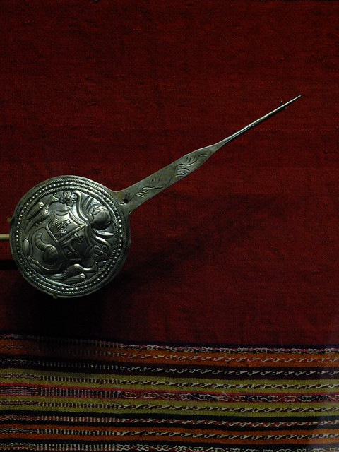 Tupu Pin with Emblem of Peru, C19th