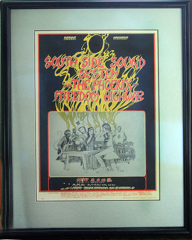 Avalon Ballroom c1970 original poster • $400 framed