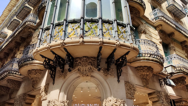 Art Nouveau Corner Building - Lleida, Catalunya