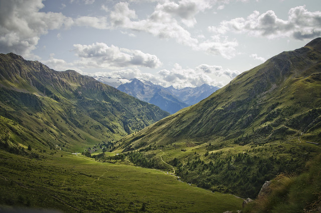 Valley in Stelvio National Park, Italy