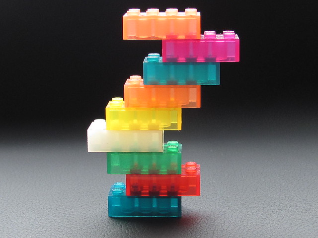 Updated collection of transish Lego Bayer K-bricks