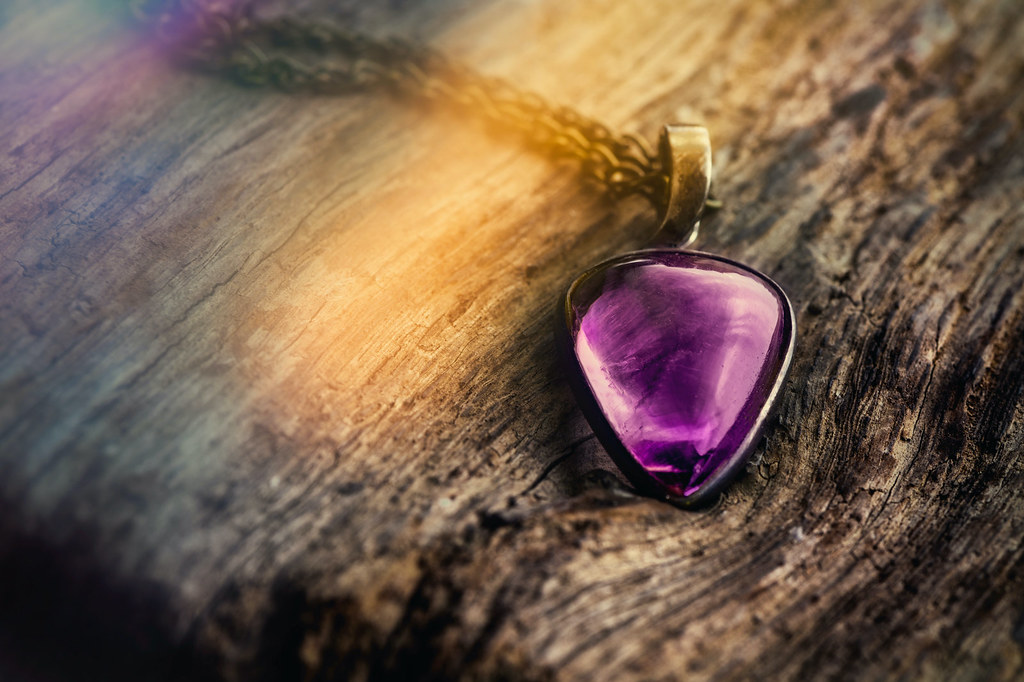 The purple stone