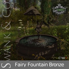 Swank & co. Fairy Fountain Bronze Adv