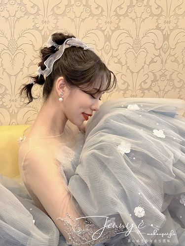 【新秘蓁妮】bride 葉敏 訂結婚造型 / 奧黛麗赫本,韓系甜美