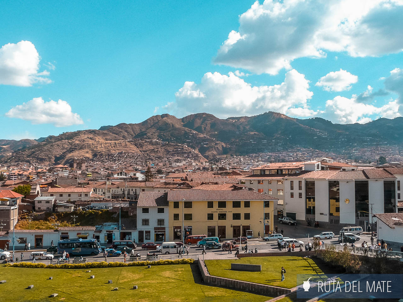 the city of cusco from qorikancha