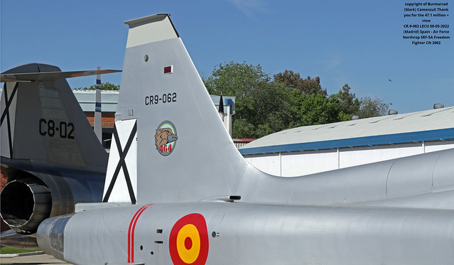 CR.9-062 LECU 08-05-2022 (Madrid) Spain - Air Force Northrop SRF-5A Freedom Fighter CN 2062