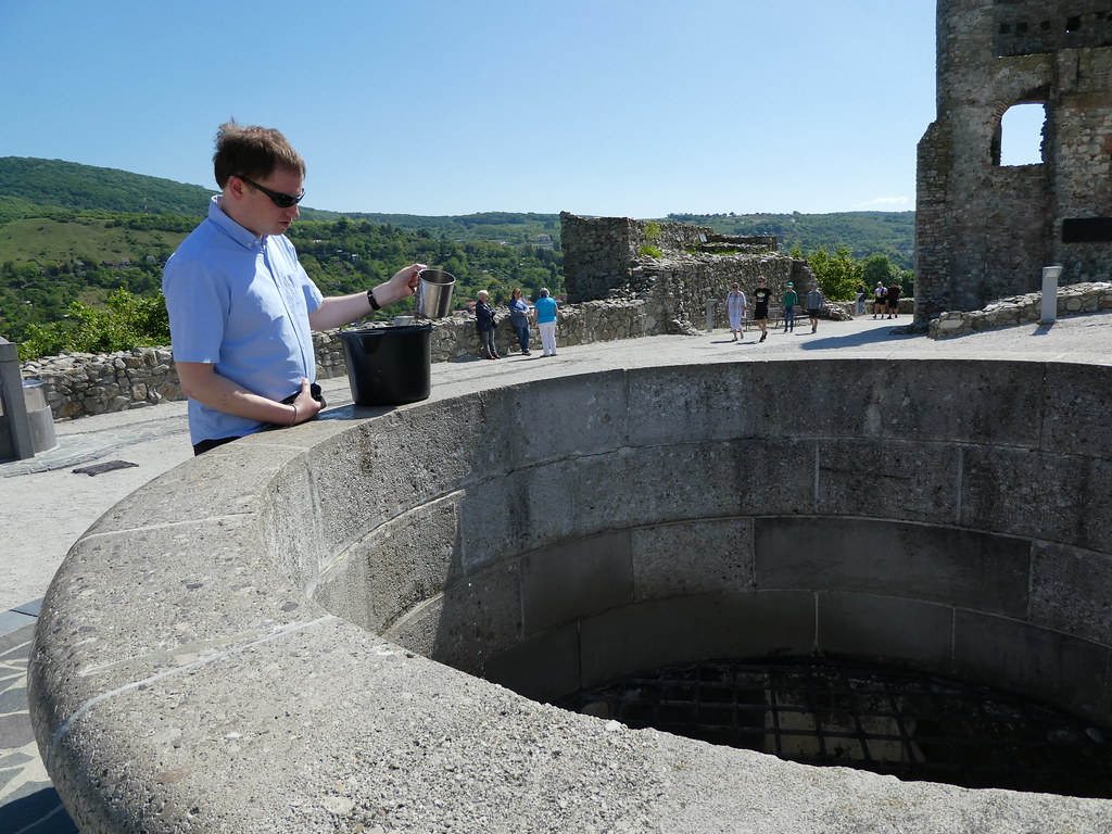 The deep well at Devin Castle, Bratislava