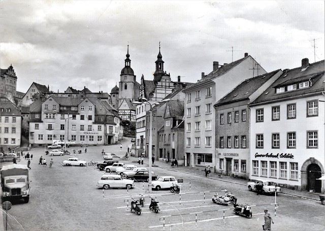Colditz in Sachsen - Marktplatz