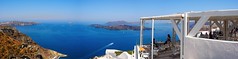 The caldera of Santorini, Greece from way back in 2014