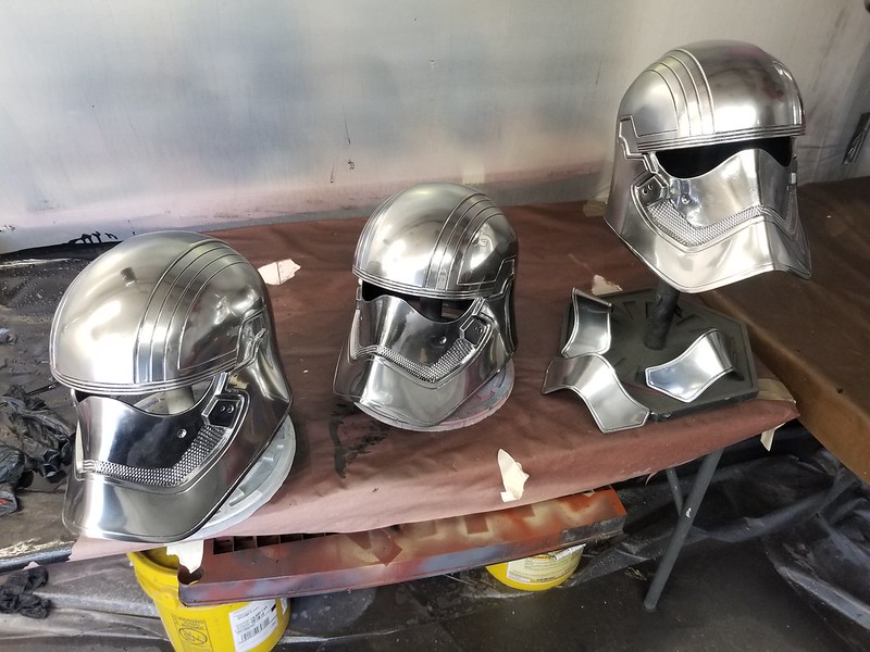 Phasma Helmets Chroming Progress