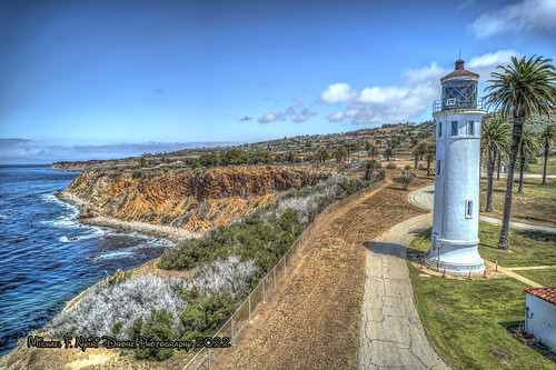 california southerncalifornia peninsula lighthouse drone dronephotography pointvicente ptvicente palosverdespeninsulacalifornia palosverdes