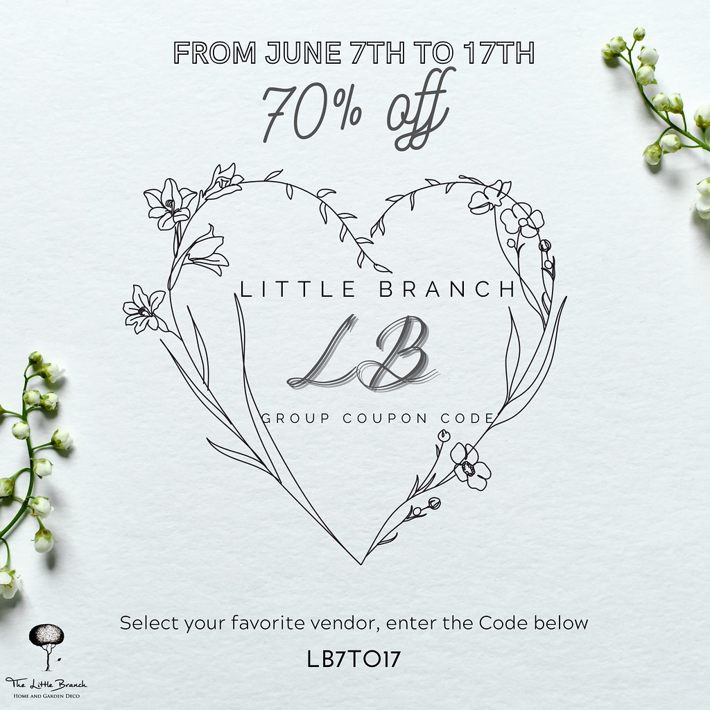 Little Branch Group's Coupon -70% @ LB Secondlife's Store