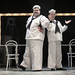 Steve McNicoll as Oliver Hardy and Barnaby Power as Stan Laurel in the Royal Lyceum production of Tom McGrath's 'Laurel & Hardy' directed by Tony Cownie