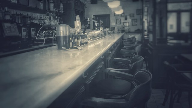 La barra del bar