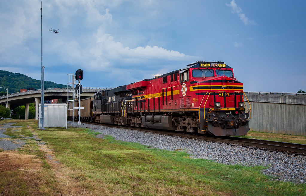Hopper train in Roanoke.