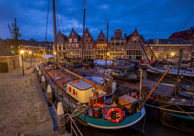 Old harbor of Hoorn