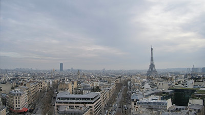 243 Arc de Triomphe - Uitzicht richting Eiffeltoren