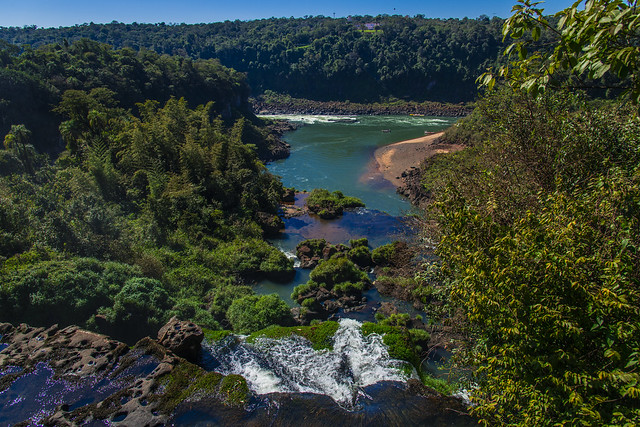 Misiones Pto. Iguazu Parque Nacional Pasarela Superior Salto Adan y Eva Argentina