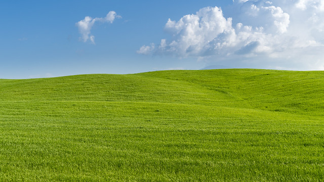 Tuscany - green hills wherever you go!