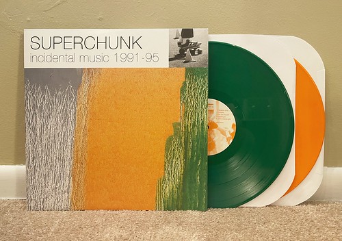 Record Store Day Haul #2: Superchunk - Incidental Music 1991-95 2xLP - Orange Vinyl & Green Vinyl