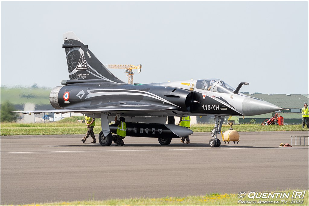 Gusto Tactical Display Mirage 2000C GUSTO80 mission accomplie 2/5 ile de france Meeting Aerien 2022