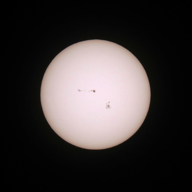 Several sunspots (2017-09-04)