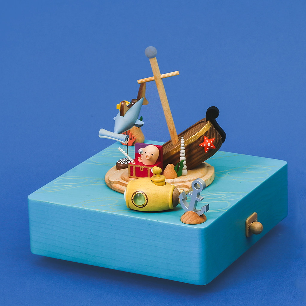 Taiwan 【Treasure Hunt】City Wooden Music Box | Wooderful life