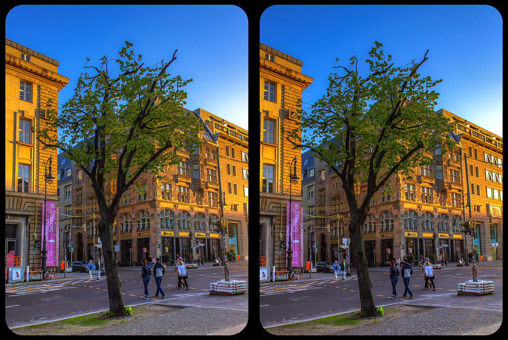 Unter den Linden 3-D / CrossView / Stereoscopy