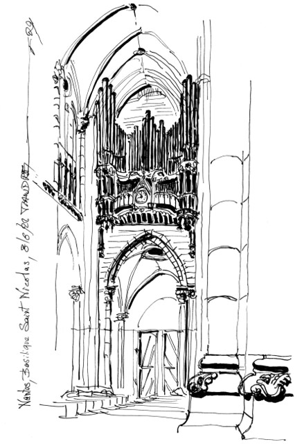Nantes, l'orgue de la basilique Saint-Nicolas