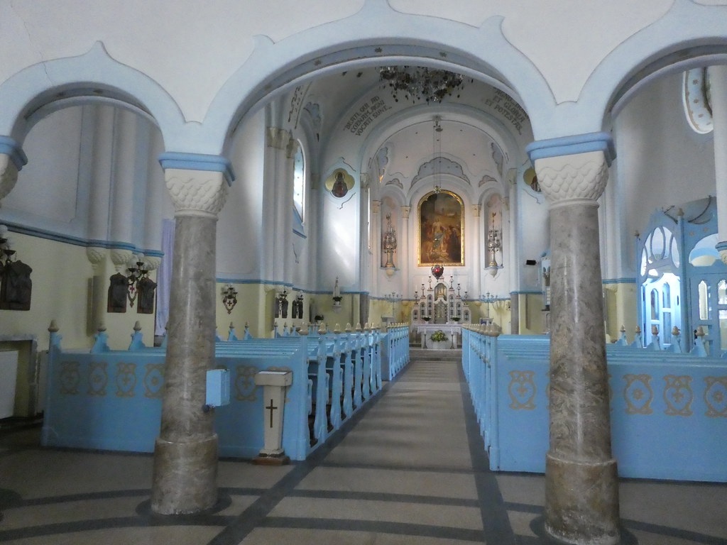 Interior of the Blue Church, Bratislava