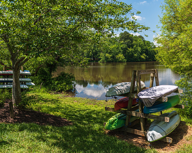 Kayaks @ Swift Creek Reservoir - Midlothian, VA, USA
