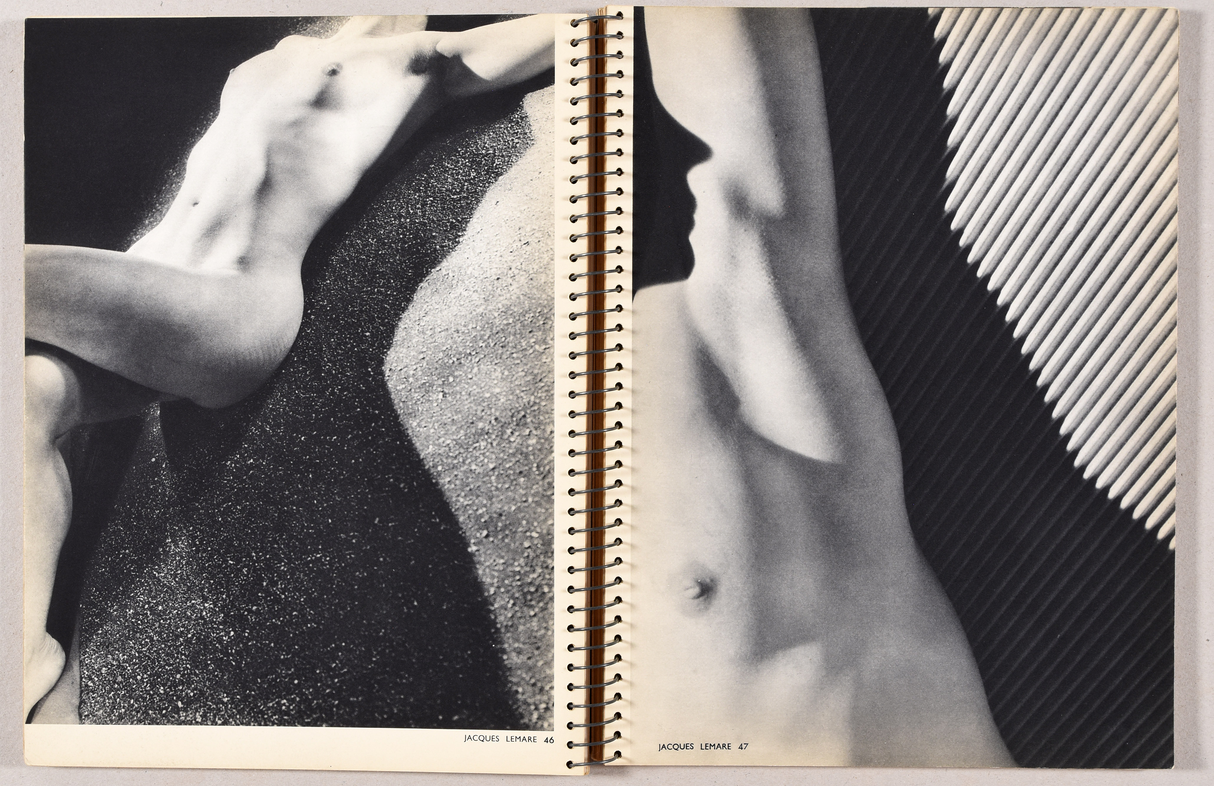 Jacques Lemare :: From ‘Formes nues’, album de nus féminins, pp. 46, 47, 1935. | src Arenberg Auctions