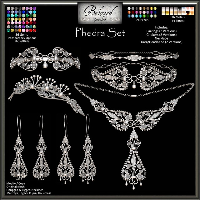 Beloved Jewelry : Phedra Set (Texture Change)