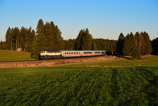 218 460-4 Conny Westfrankenbahn I IC 2085 Nebelhorn I Riedles im Allgäu (15548)