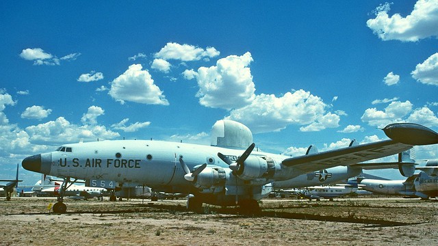 Great looking EC-121T Warning Star preserved at the Pima AM, AZ. 53-0554. It might be 21 years ago, but it was a beautiful day in Arizona.