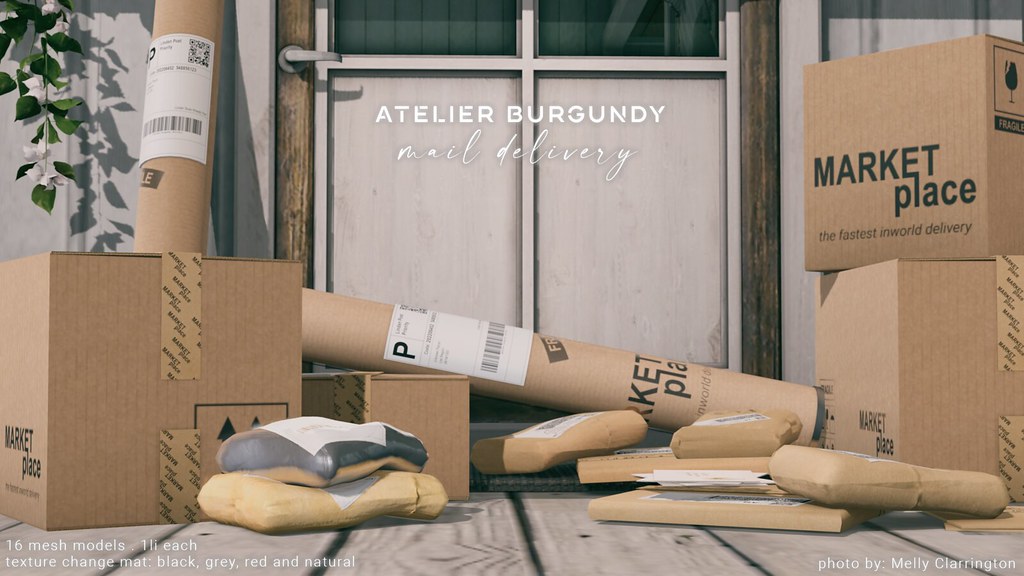 Atelier Burgundy . Mail Delivery